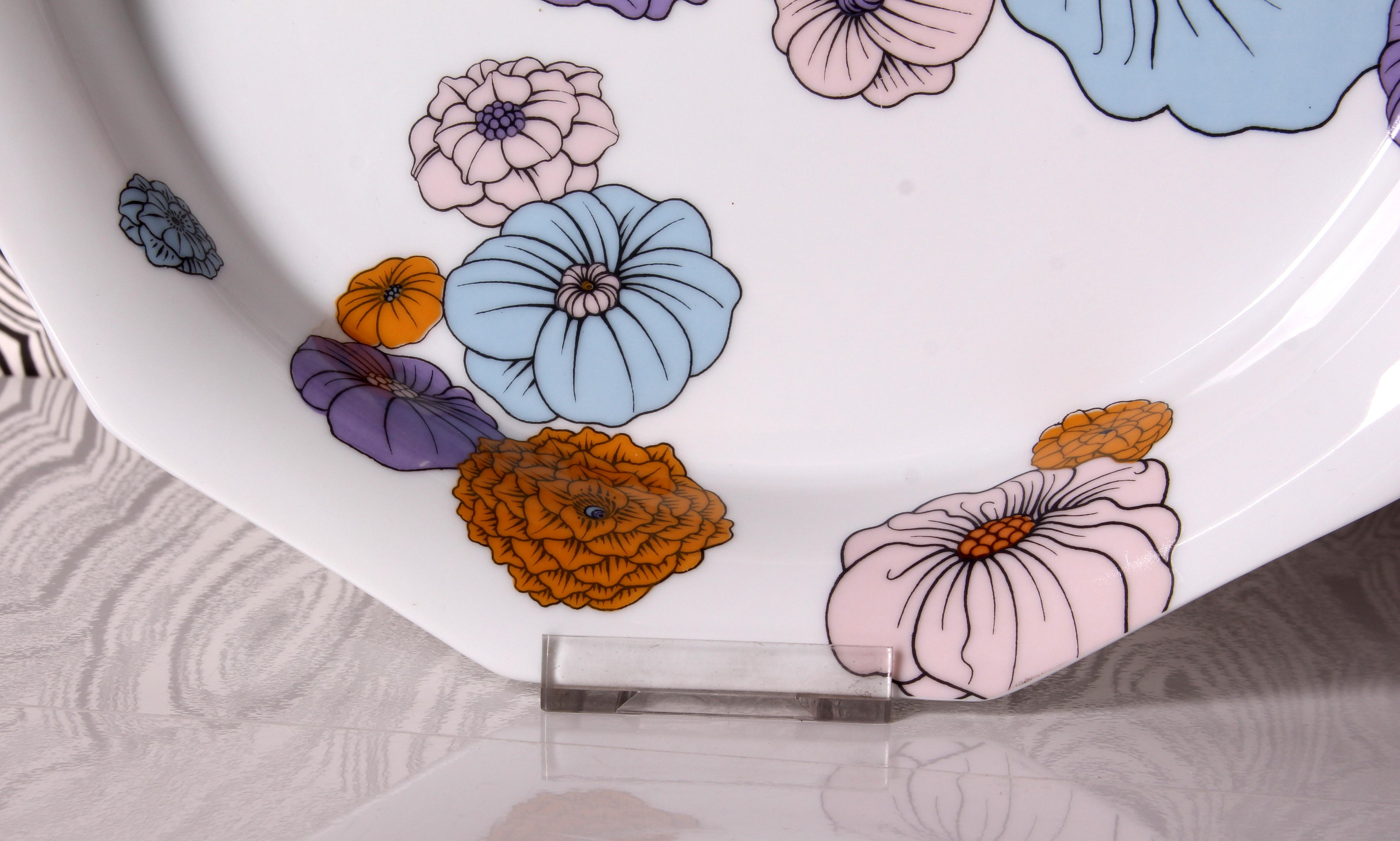 Tapio Wirkkala for ROSENTHAL POLYGON PATRAS huge bowl fruit plate Ø 29cm 1970s For Sale 2