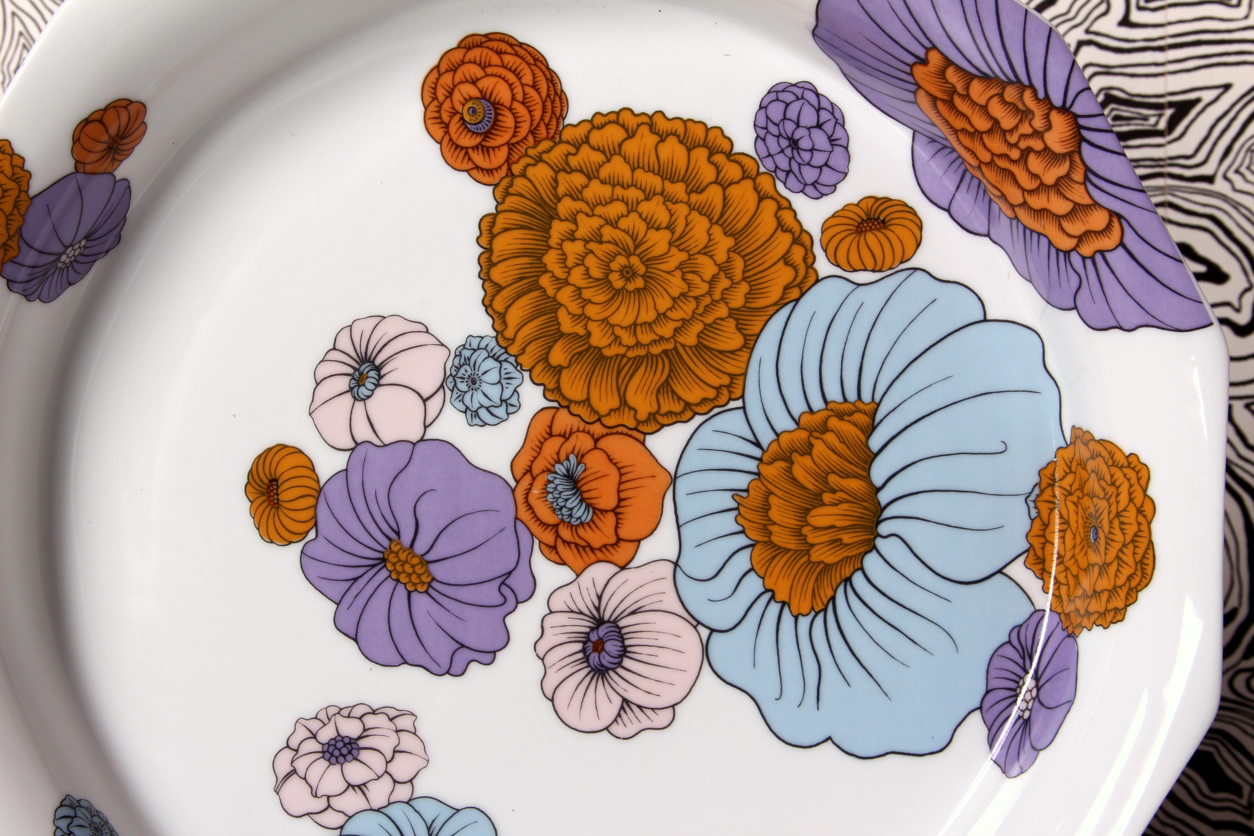 Tapio Wirkkala for ROSENTHAL POLYGON PATRAS huge bowl fruit plate Ø 29cm 1970s For Sale 3