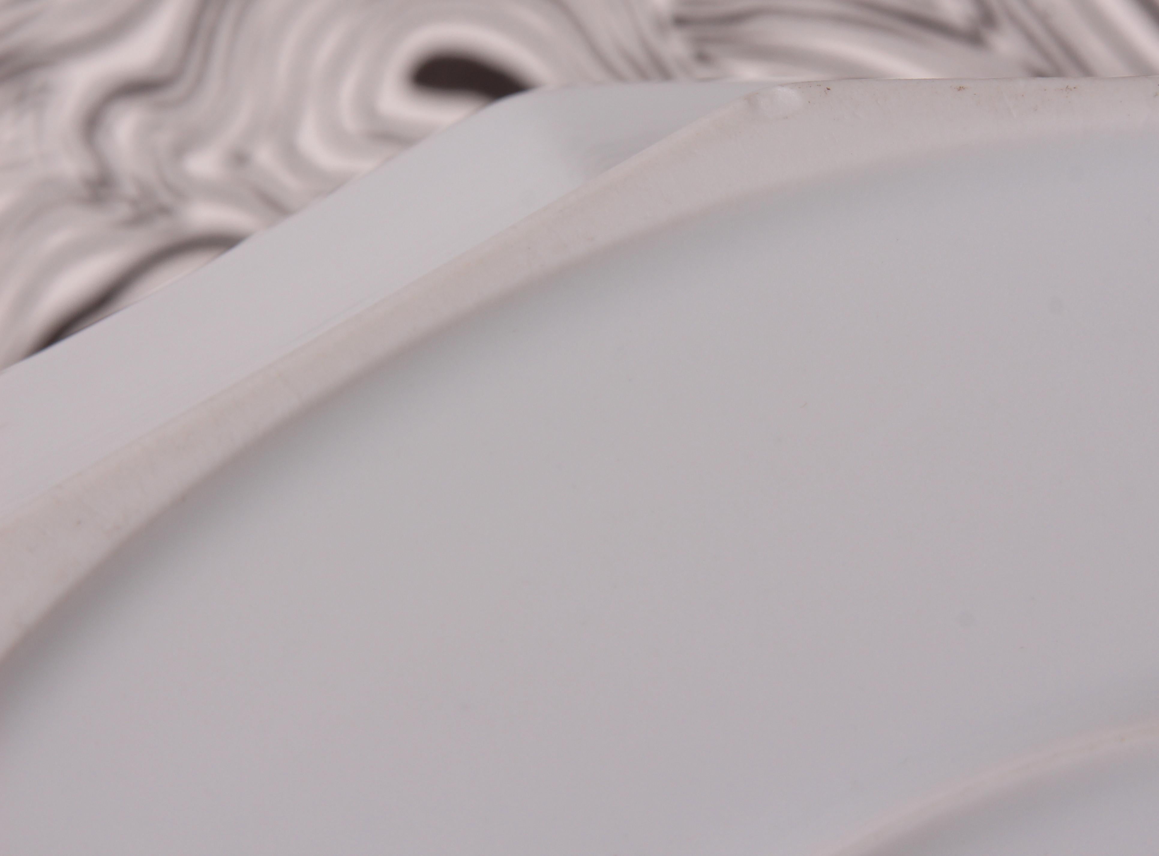 20th Century Tapio Wirkkala for ROSENTHAL POLYGON PATRAS huge bowl fruit plate Ø 29cm 1970s For Sale