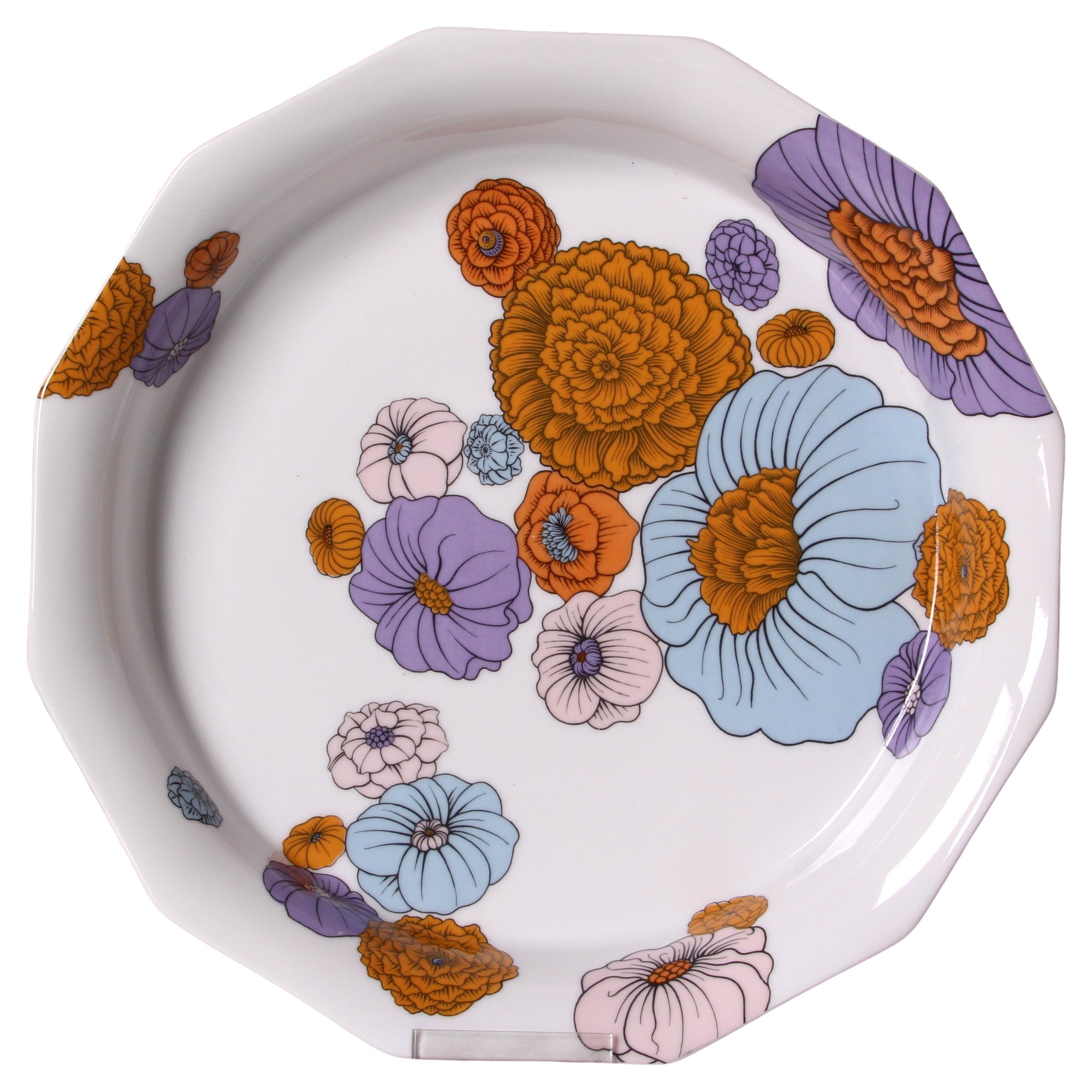 Tapio Wirkkala for ROSENTHAL POLYGON PATRAS huge bowl fruit plate Ø 29cm 1970s For Sale