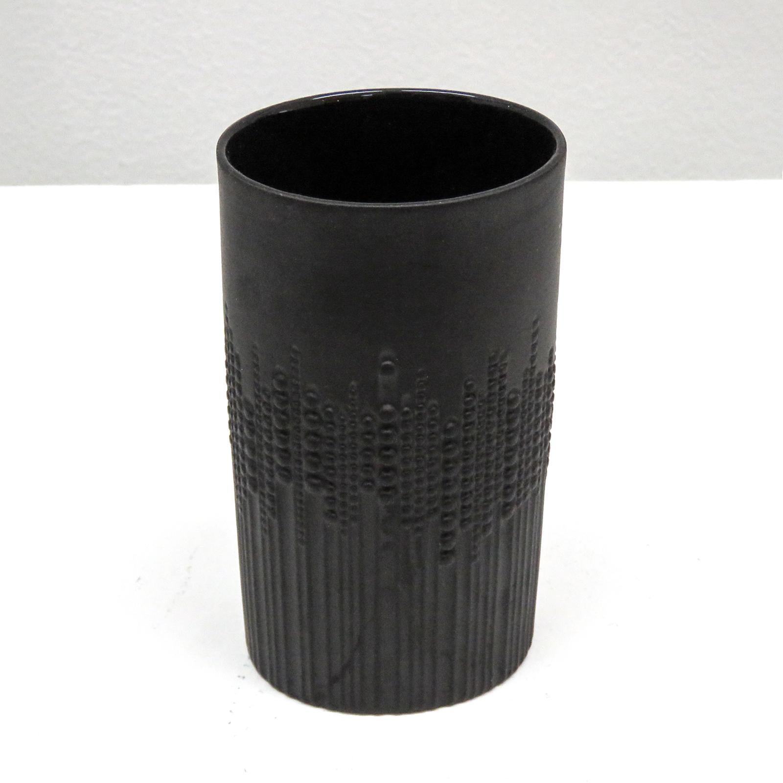Allemand Tapio Wirkkala pour Rosenthal Porcelain Noir, 1960 en vente