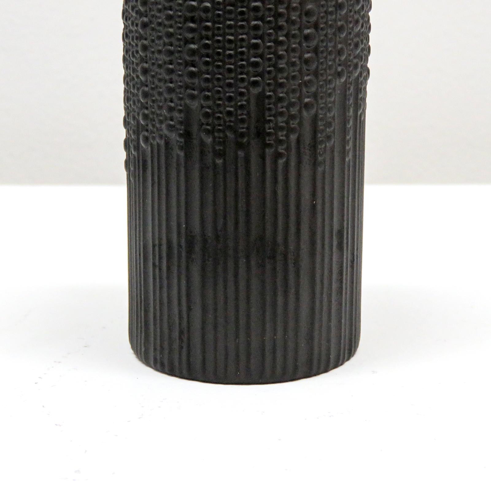 Milieu du XXe siècle Tapio Wirkkala pour Rosenthal Porcelain Noir, 1960 en vente
