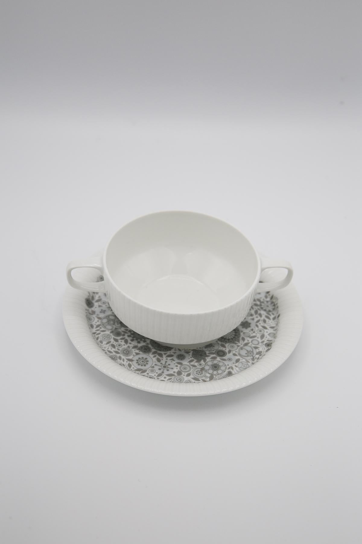 German Tapio Wirkkala for Rosenthal Porcelain Tea Sets For Sale