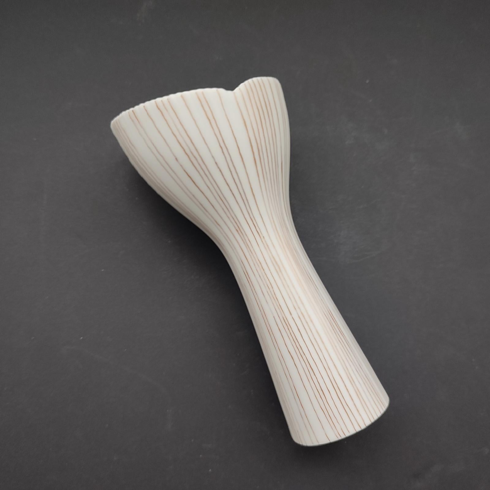 Tapio Wirkkala for Rosenthal Porcelain Wide Mouth Vase, Western Germany, 1960s For Sale 2