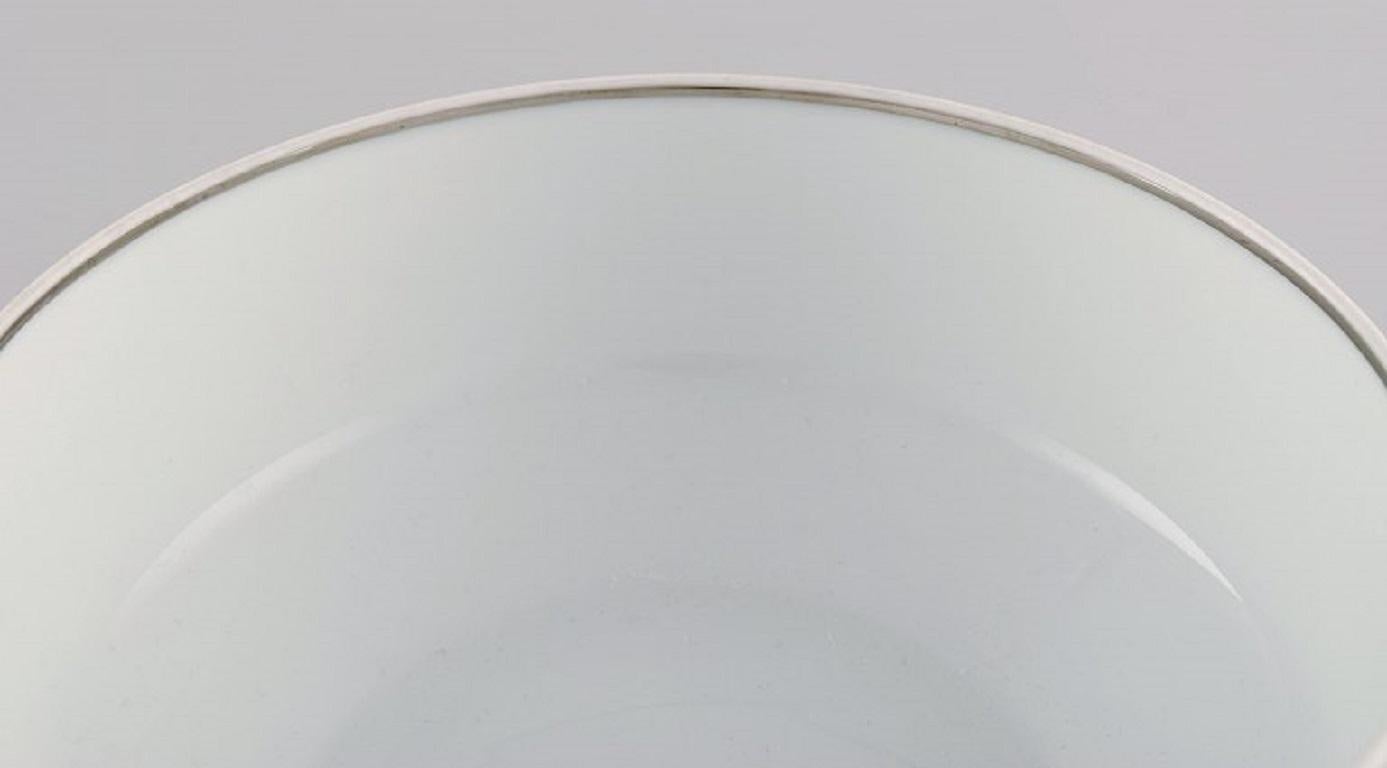 German Tapio Wirkkala for Rosenthal, Rare Modulation Bowl in Fluted Porcelain For Sale