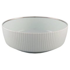 Vintage Tapio Wirkkala for Rosenthal, Rare Modulation Bowl in Fluted Porcelain