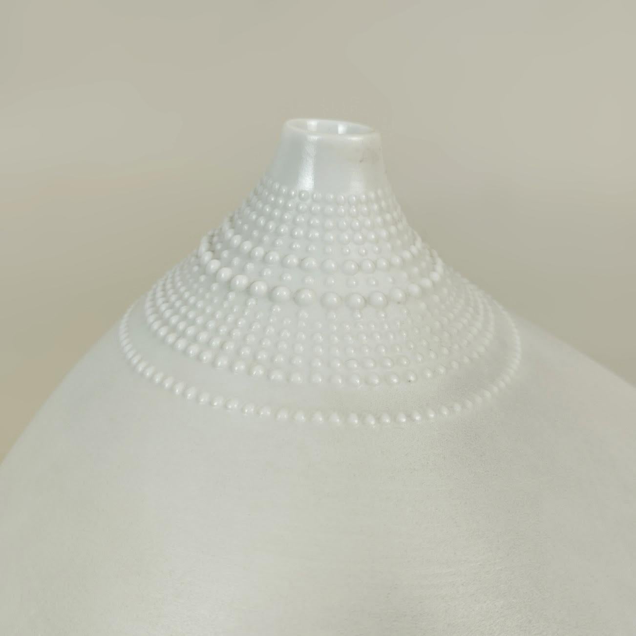 German Tapio Wirkkala for Rosenthal Studio-Linie Pollo Biscuit Porcelain Vase For Sale