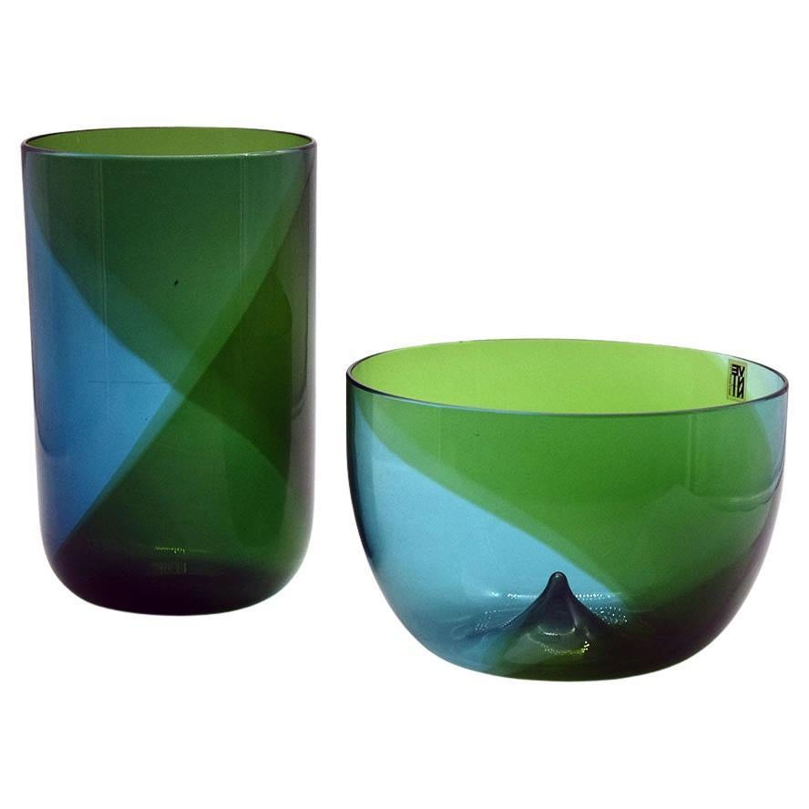 Vases 'Coreani' de Tapio Wirkkala pour Venini des années 1970 
