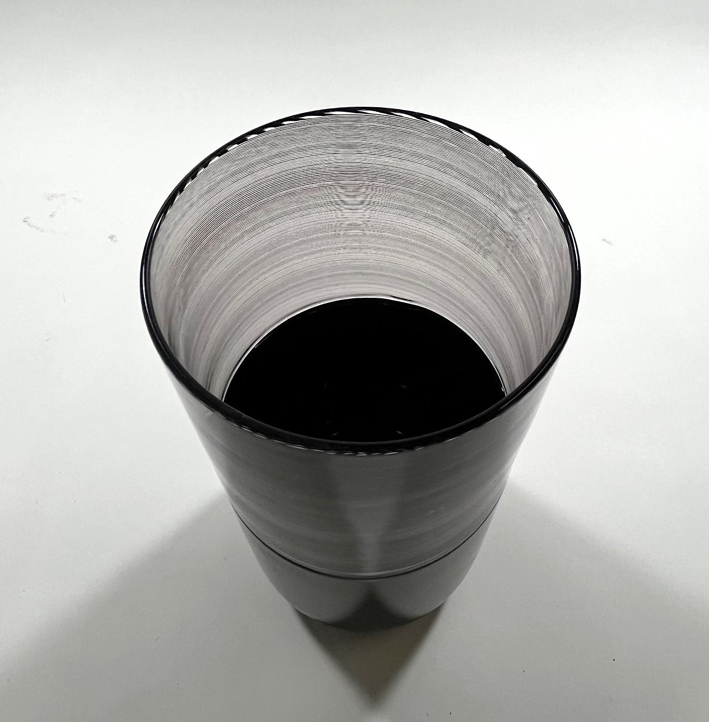 Italian Tapio Wirkkala For Venini Incalmo 1/2  Filigree Vase For Sale