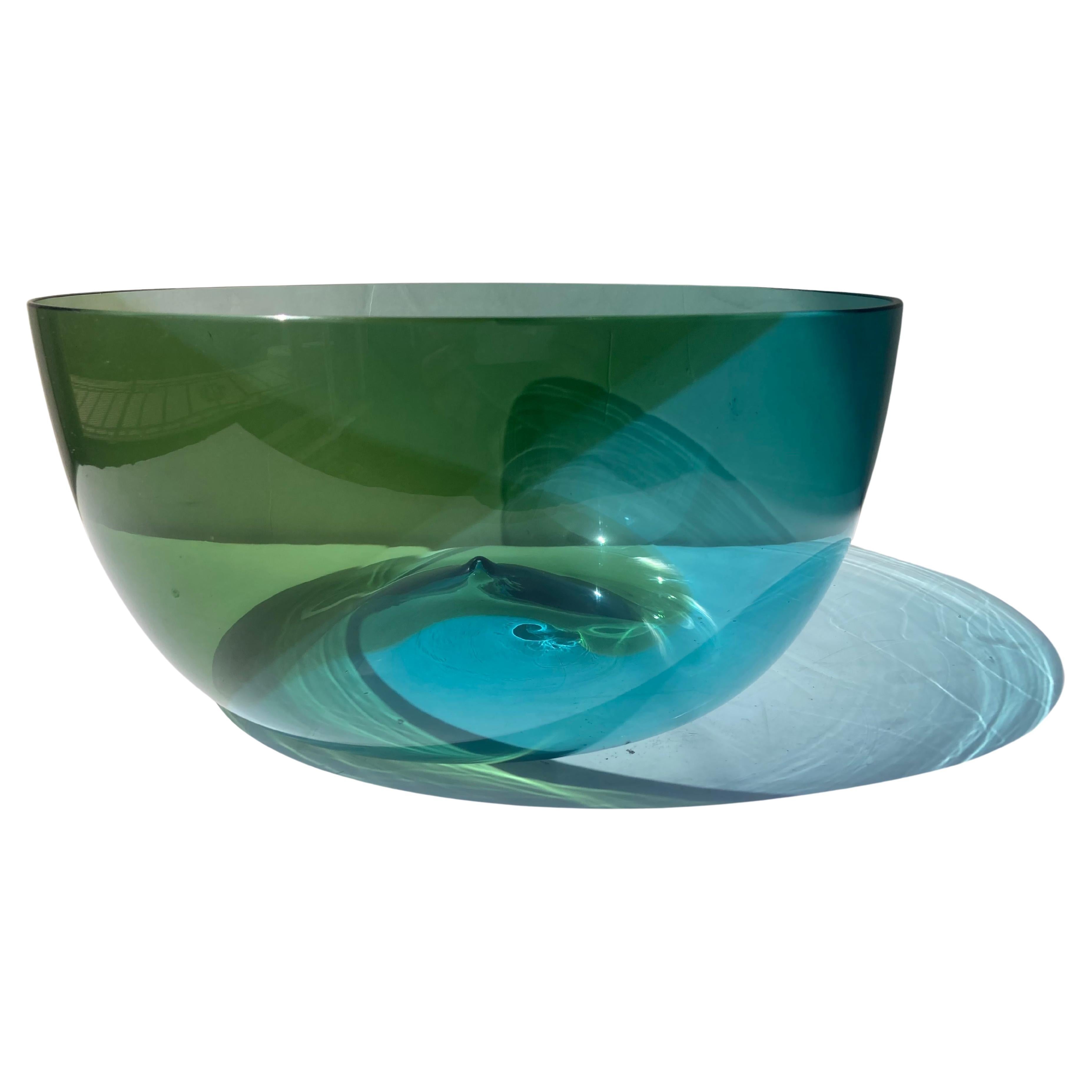 Tapio Wirkkala para Venini Centro de mesa/vaso de cristal de Murano "Coreano" 90 en venta