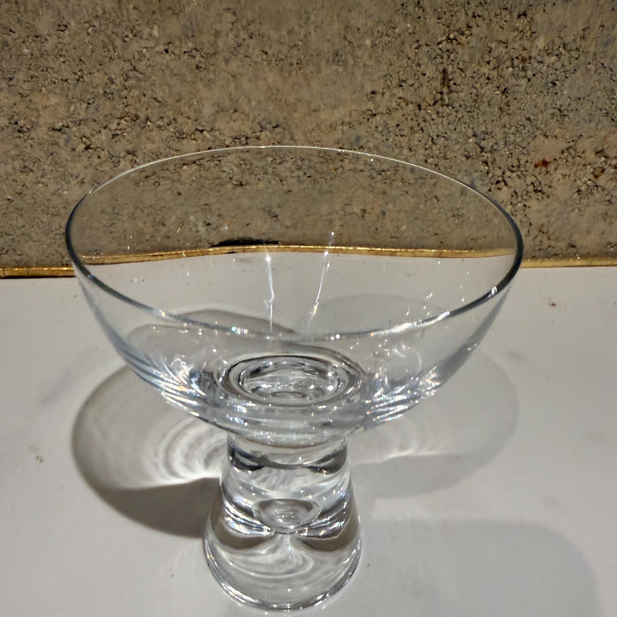 Tapio Wirkkala Glas Iittala Finnland Likör Cocktailglas im Zustand „Gut“ im Angebot in Chula Vista, CA