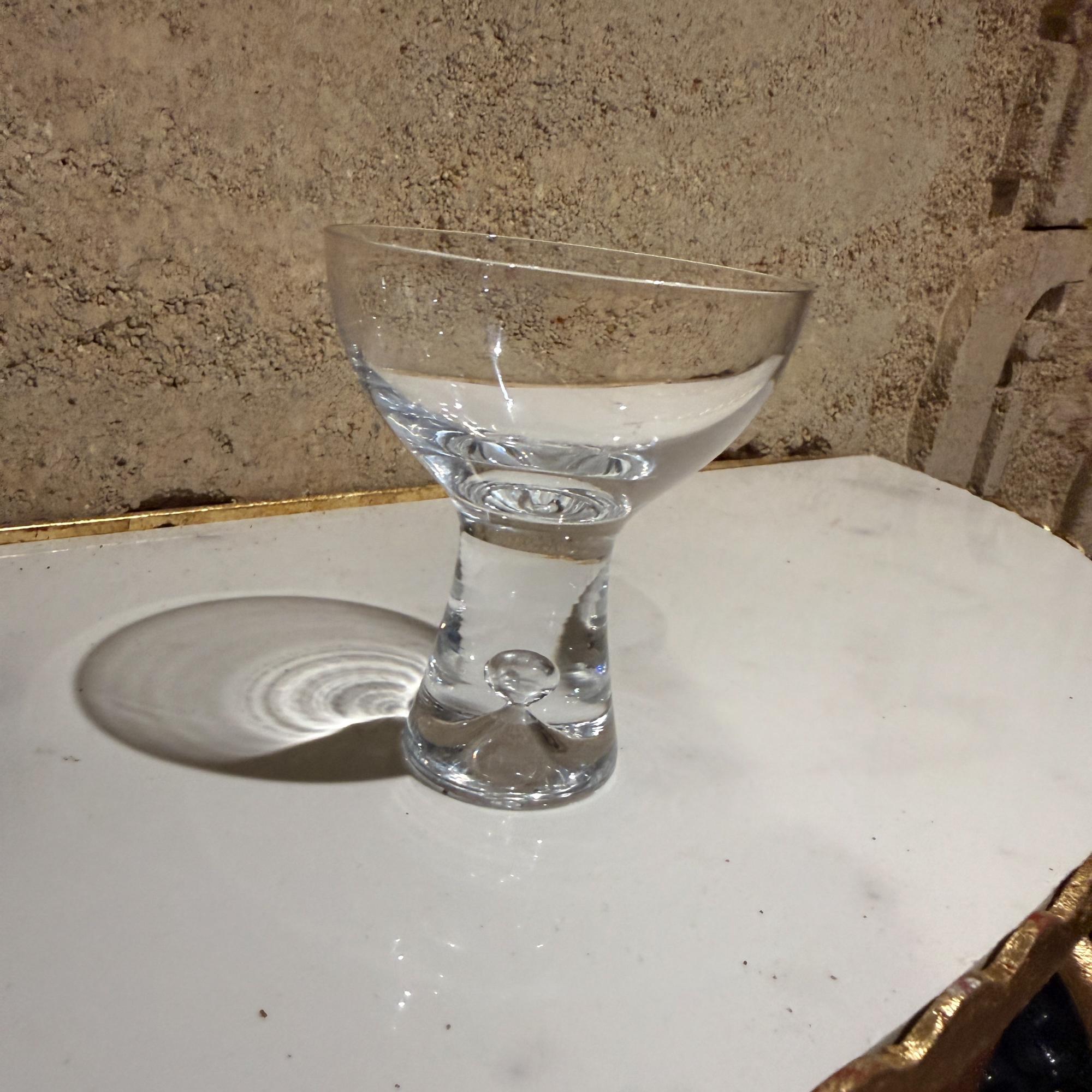 Tapio Wirkkala Glas Iittala Finnland Likör Cocktailglas (Ende des 20. Jahrhunderts) im Angebot