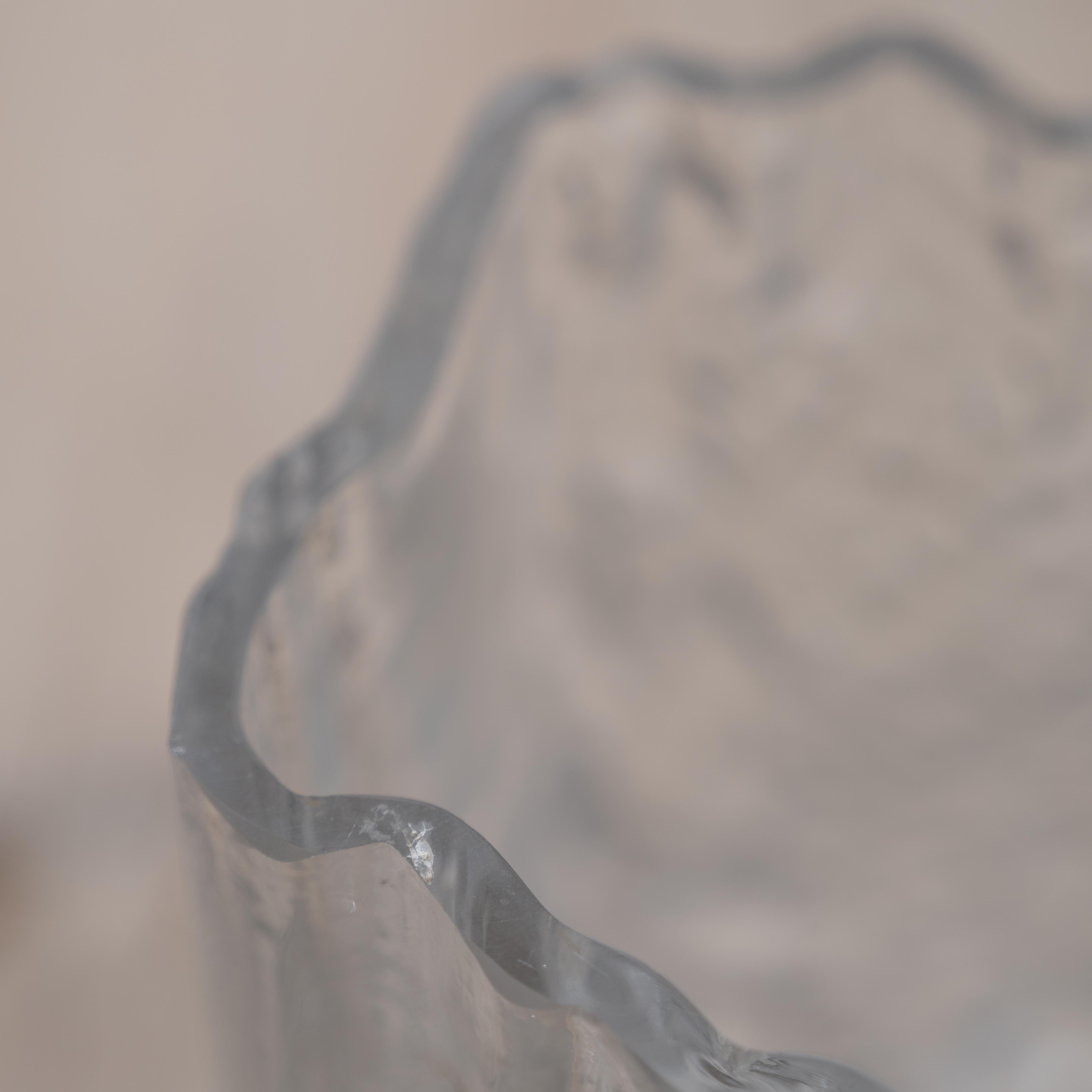 Tapio Wirkkala Glass Vase, Finland, 1970s For Sale 2