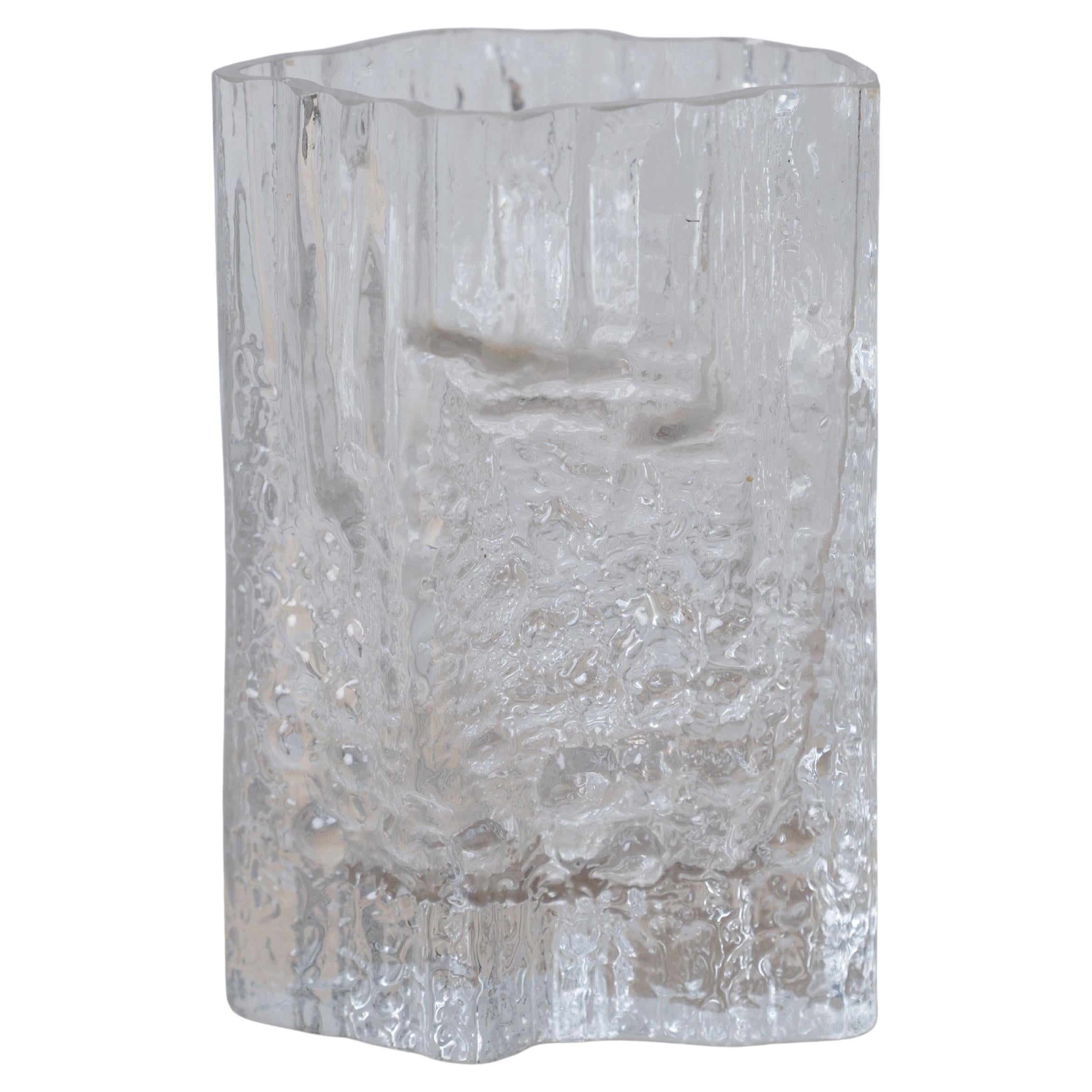 Tapio Wirkkala Glass Vase, Finland, 1970s For Sale