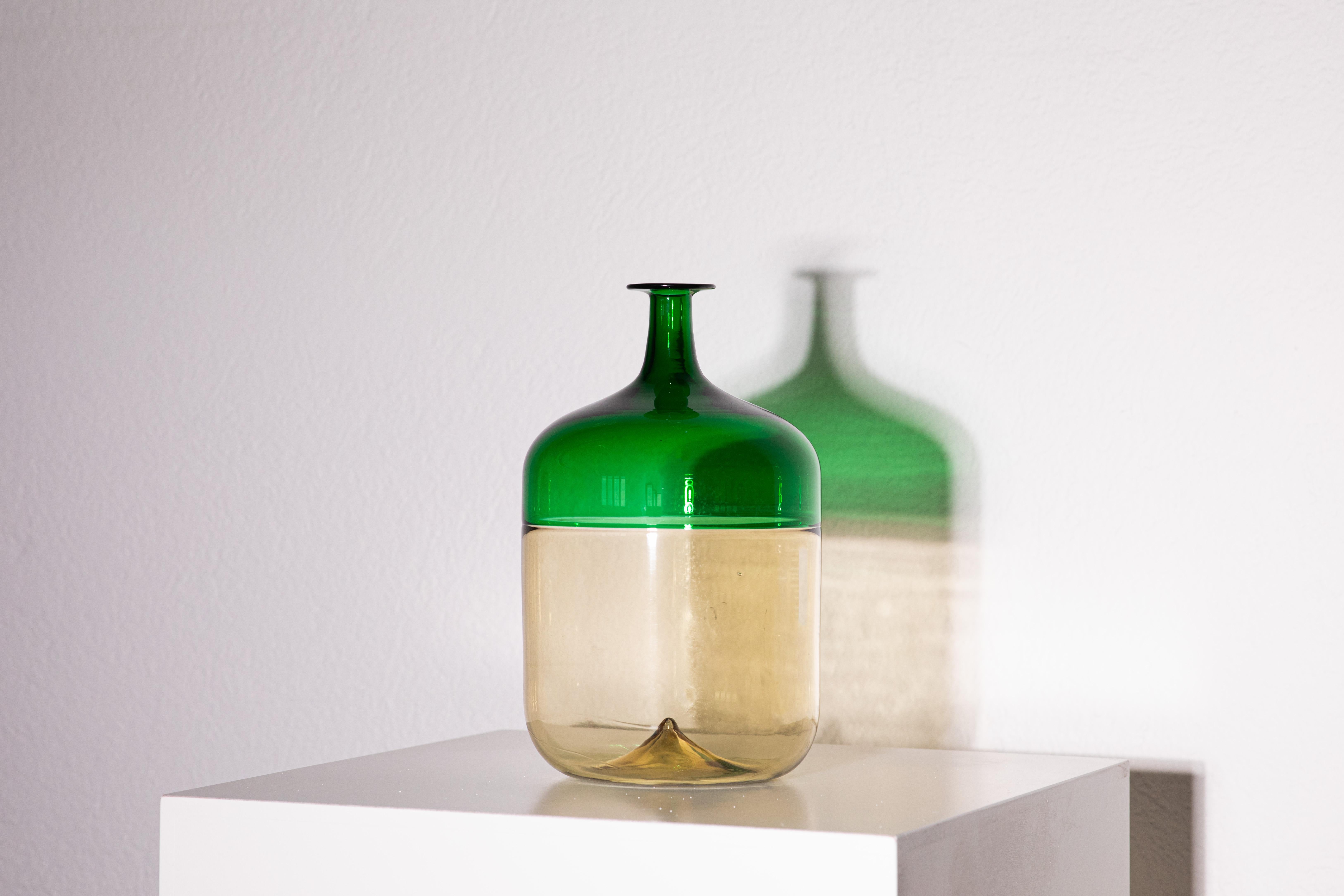 Tapio Wirkkala Grüne Vase im Zustand „Gut“ im Angebot in Collonge-Bellerive, GE