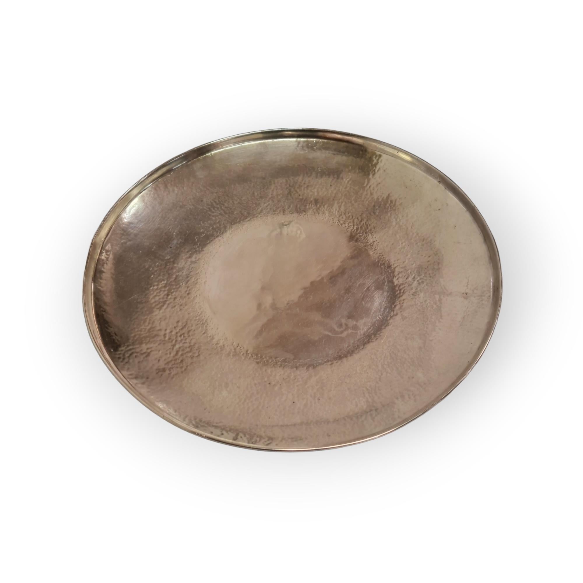 Scandinavian Modern Tapio Wirkkala Handmade Silver Bowl For Sale