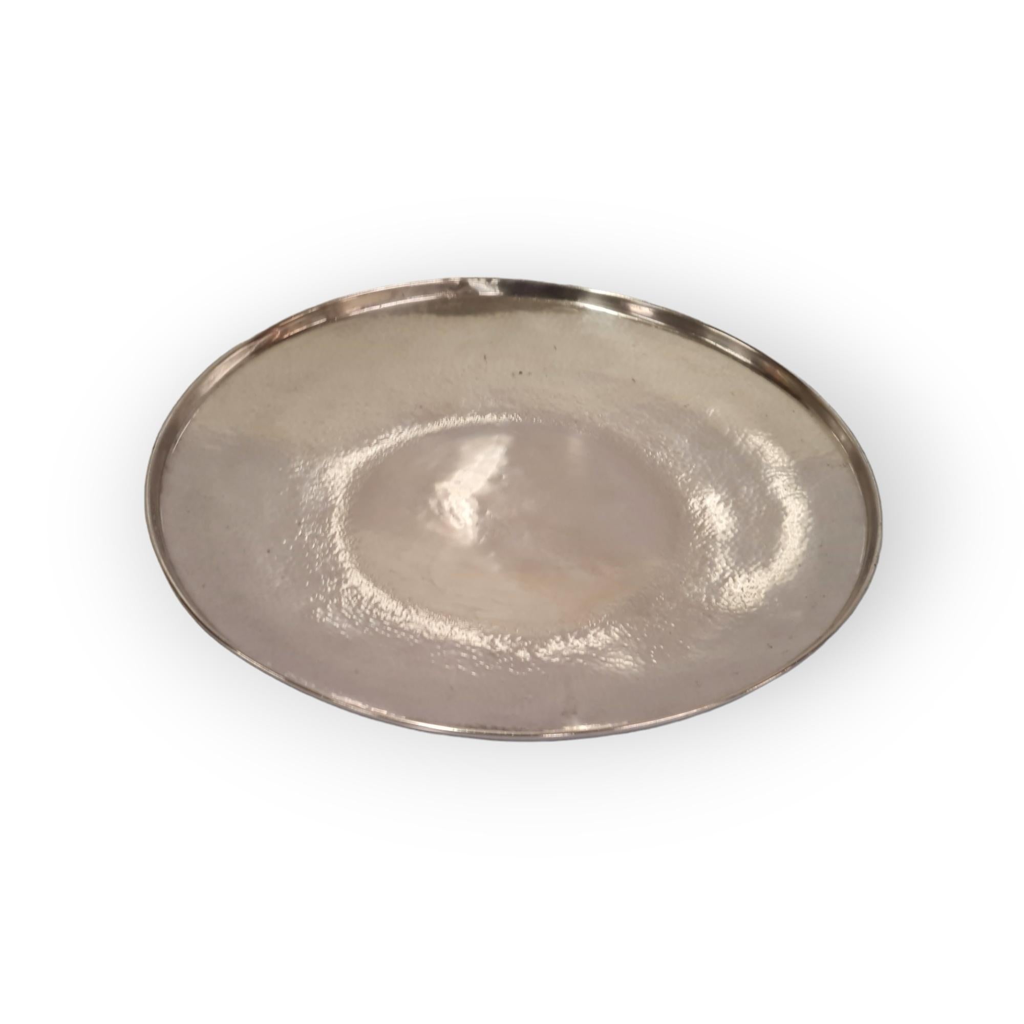 Finnish Tapio Wirkkala Handmade Silver Bowl For Sale