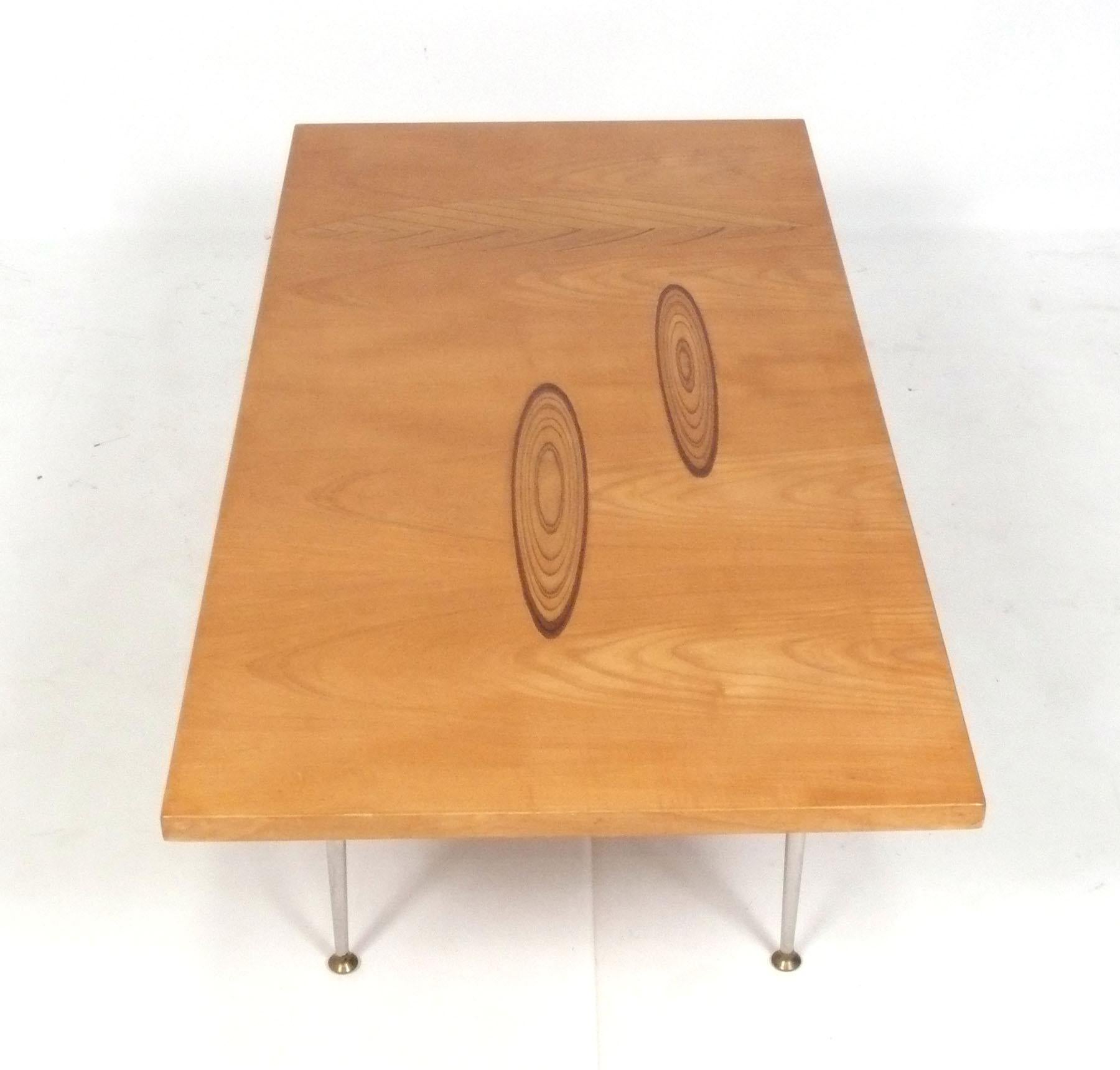 Mid-Century Modern Table basse incrustée Tapio Wirkkala pour Asko Danish Modern en vente