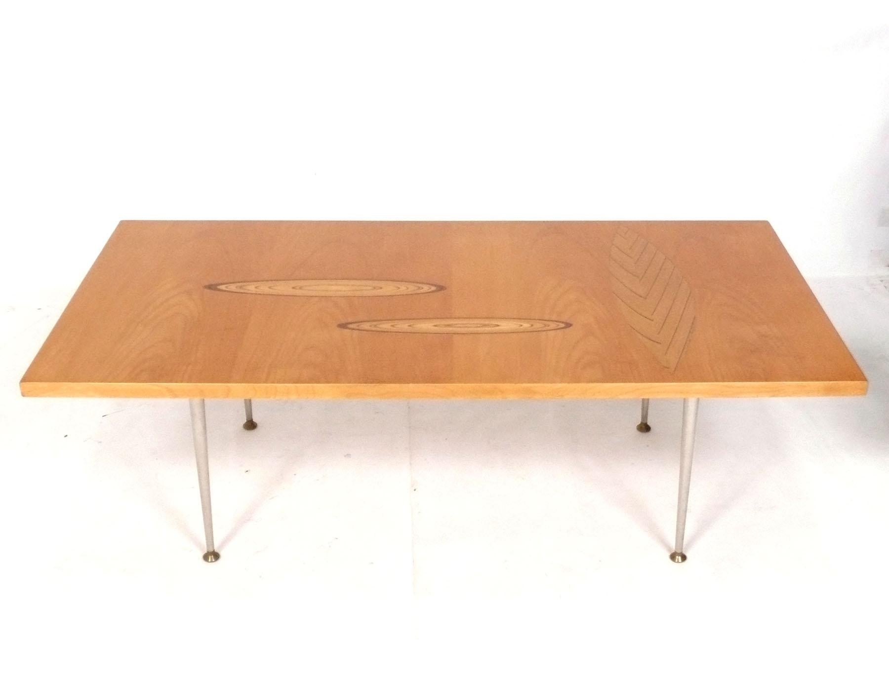 Finlandais Table basse incrustée Tapio Wirkkala pour Asko Danish Modern en vente