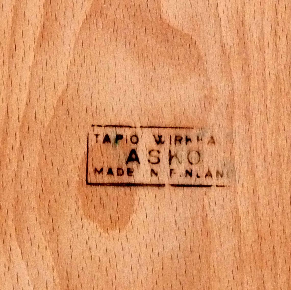Milieu du XXe siècle Table basse incrustée Tapio Wirkkala pour Asko Danish Modern en vente