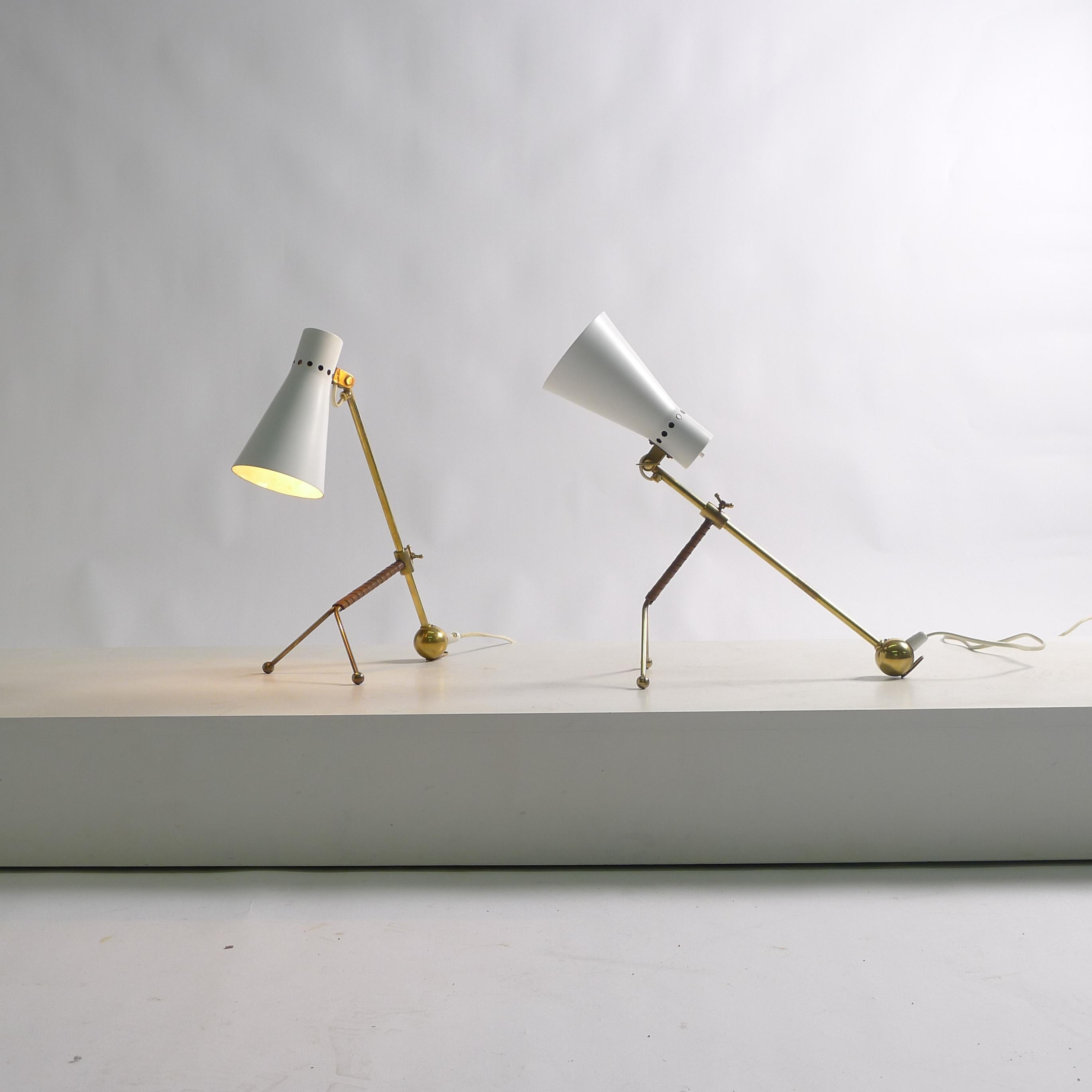 Mid-20th Century Tapio Wirkkala K11-16 Desk Light, for Idman, Finland, 1954 For Sale