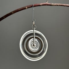 Tapio Wirkkala Kinetic Silver Moon Hopeakuu Pendant, 1974