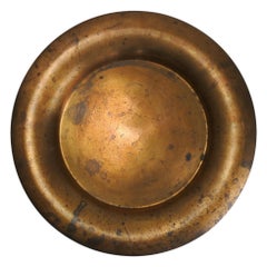 Tapio Wirkkala Large Patinated Bronze Dish Model TW 479, Finland, 1970s