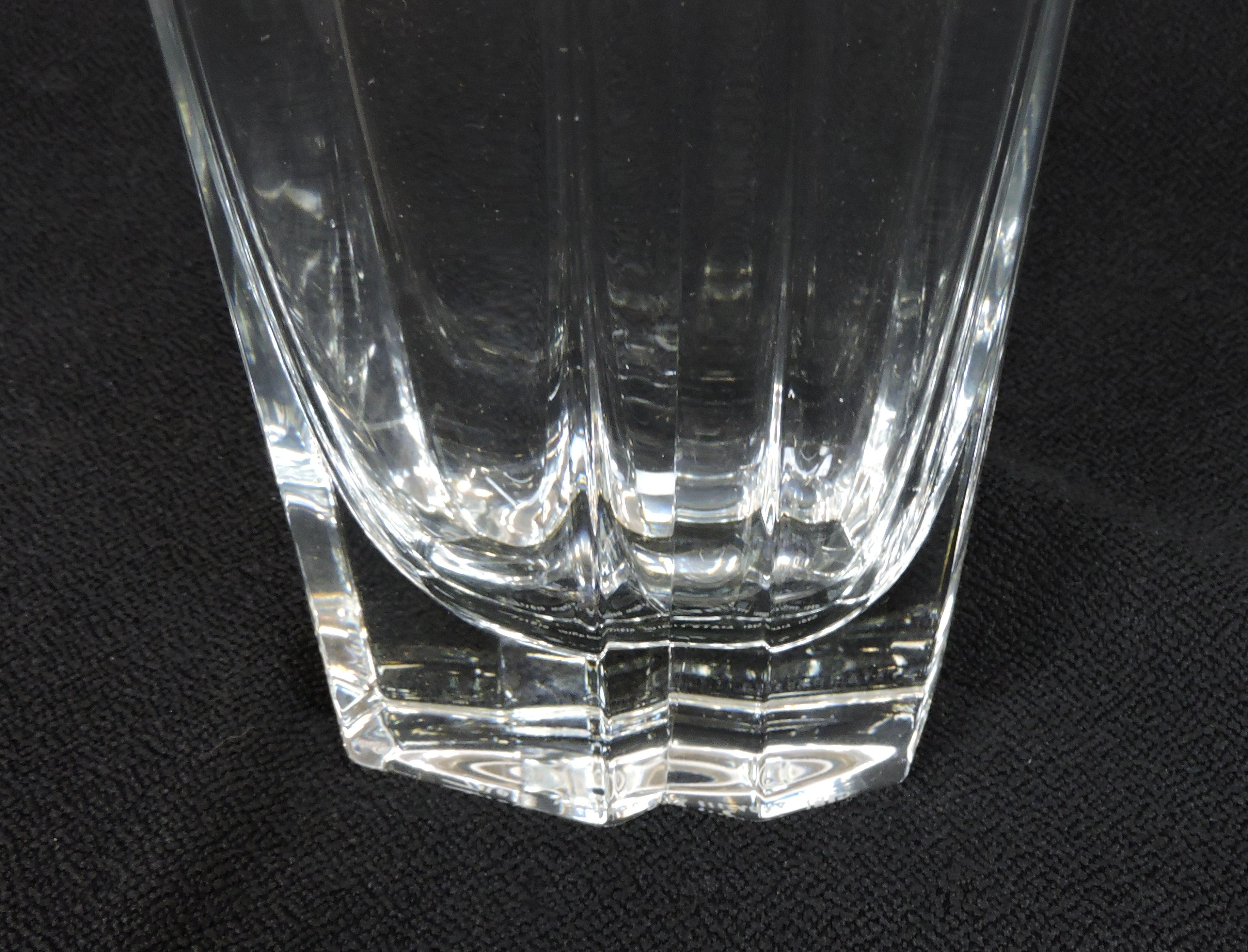 Fin du 20e siècle Grand vase en cristal Pinja de Tapio Wirkkala pour Iitala Finlande, Scandinavian Modern en vente