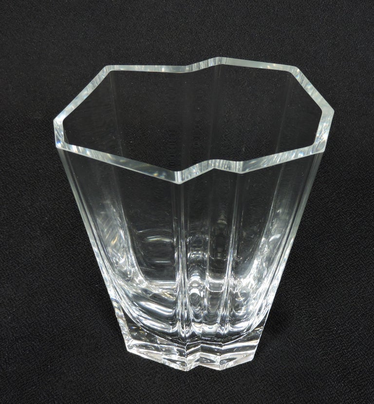 Tapio Wirkkala Large Pinja Crystal Vase for Iitala Finland, Scandinavian Modern For Sale 3