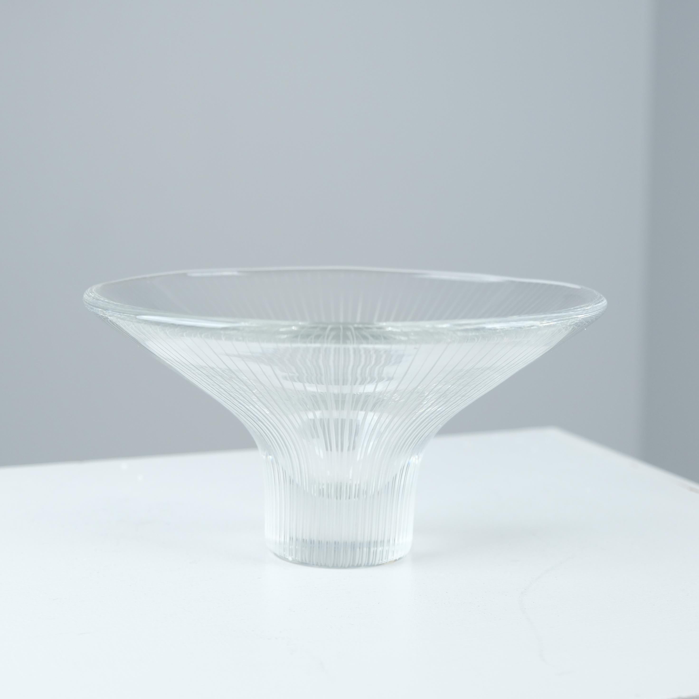 Mid-20th Century Tapio Wirkkala Line-engraved Vase / Art Object Model 3138, Iittala 1950s Finland For Sale