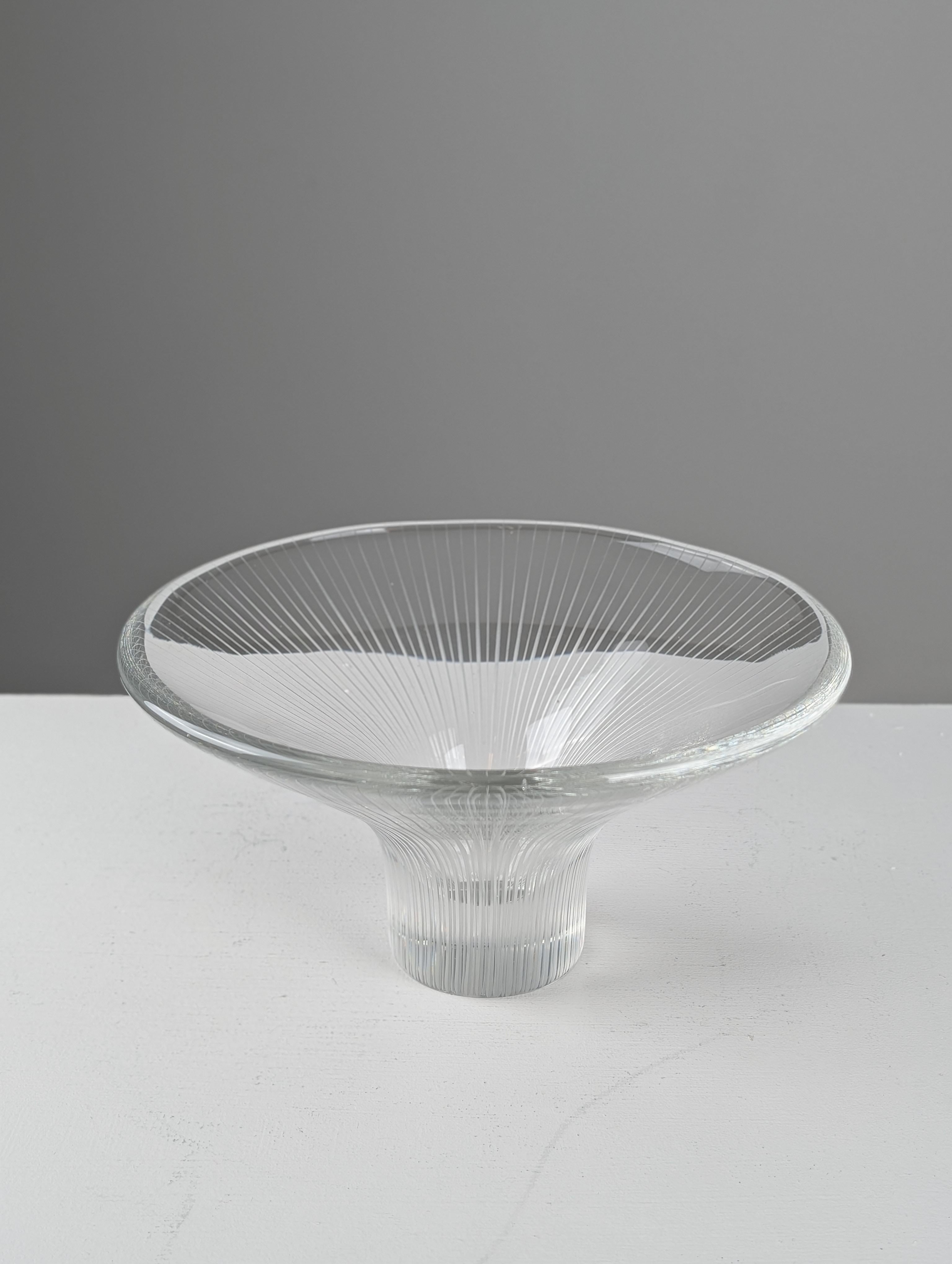 Tapio Wirkkala Line-engraved Vase / Art Object Model 3138, Iittala 1950s Finland For Sale 2