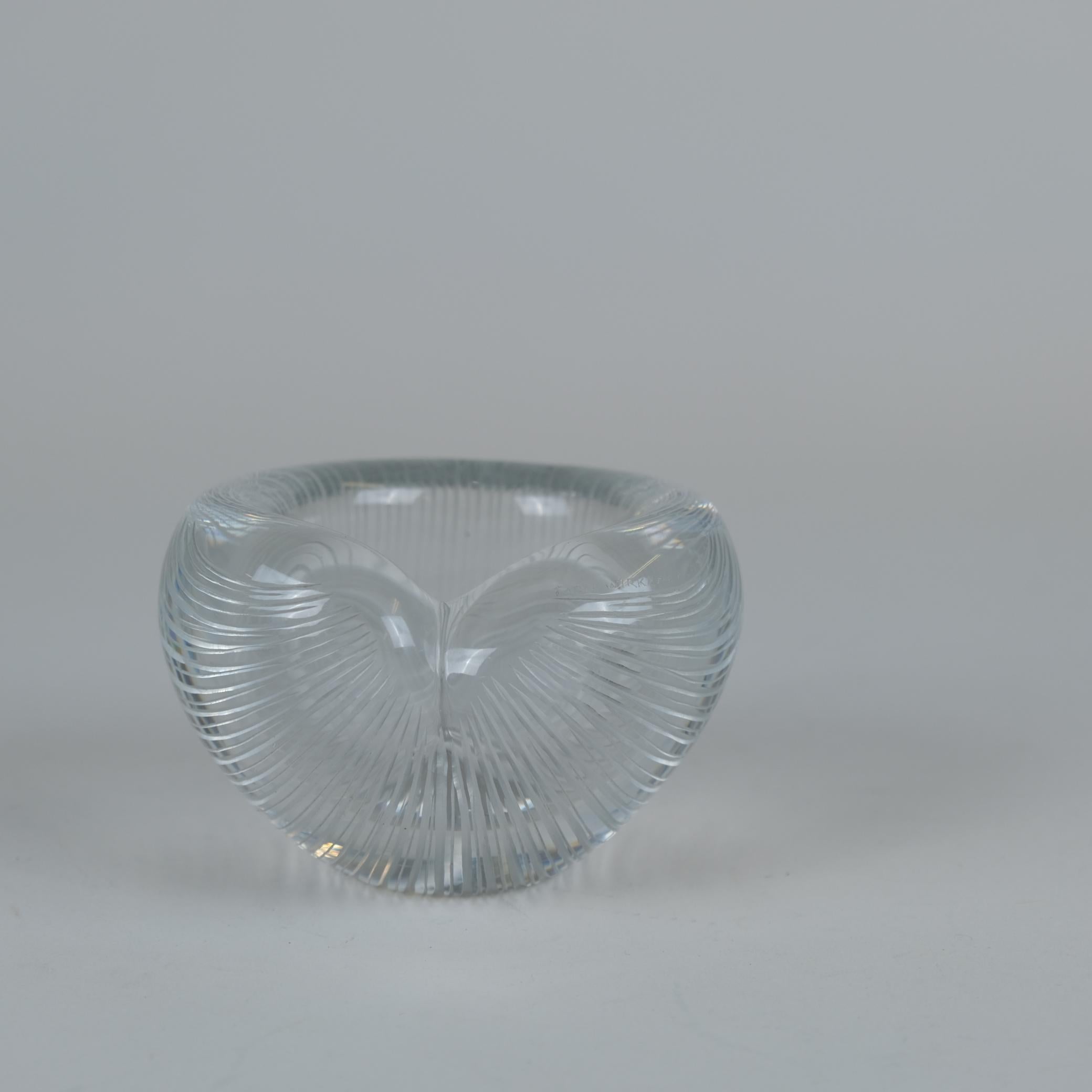Tapio Wirkkala Vase mit Liniengravur Modell 3327, Iittala 1950er Jahre Finnland im Angebot 2