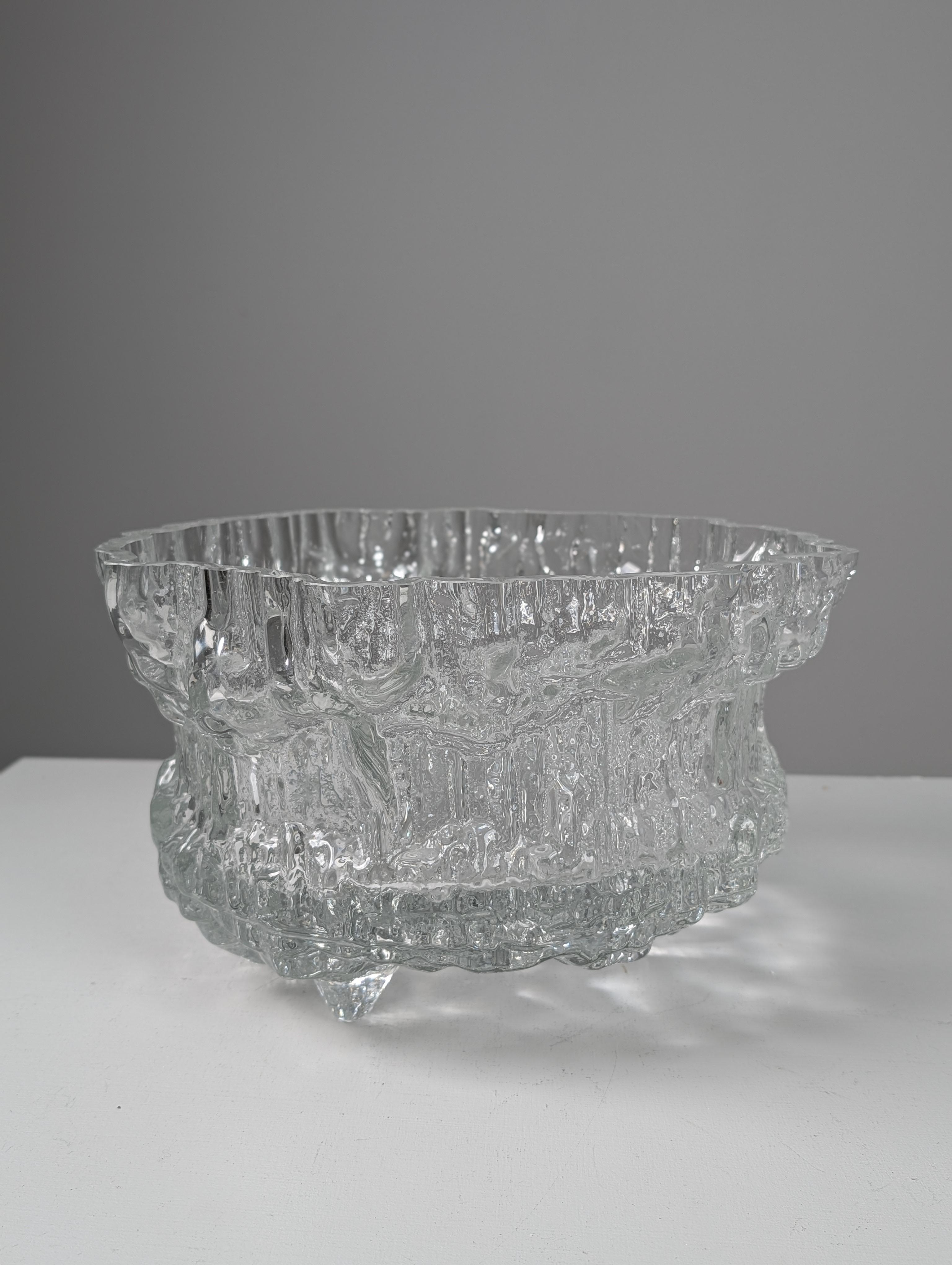 Tapio Wirkkala Schmelzeis-Vase, Miracus Model 3433, Iittala 1970er Jahre Finnland im Angebot 4