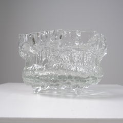 Tapio Wirkkala Melting Ice Vase, Miracus Model 3433, Iittala 1970s Finland