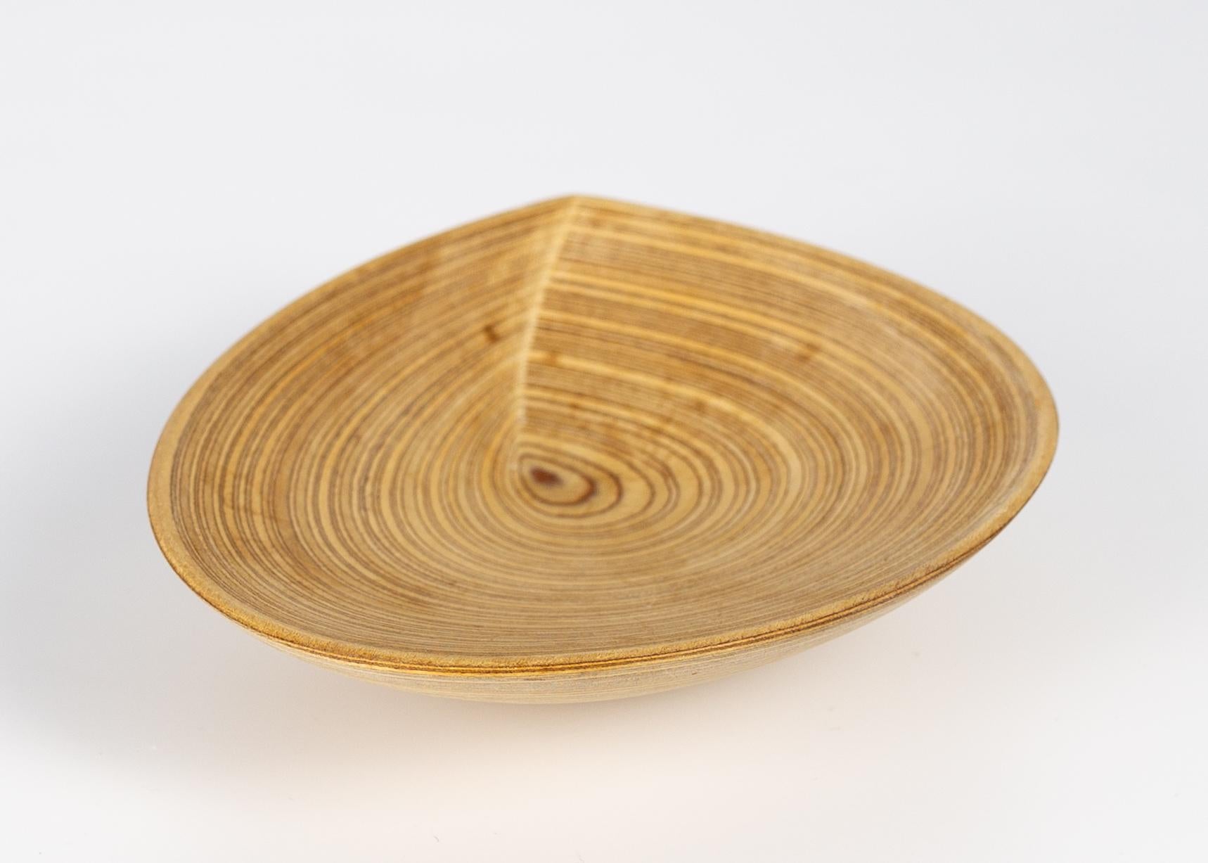 Tapio Wirkkala Finnish Hand Carved Leaf Platter For Sale 3