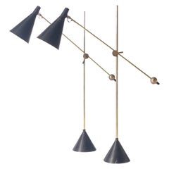 Tapio Wirkkala Model K10-11 Floor or Table Lamp, Made by Idman, Finland, 1950s