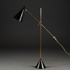 Tapio Wirkkala Model K10-11 Floor / Table Lamp, Made by Idman, Finland, 1950s