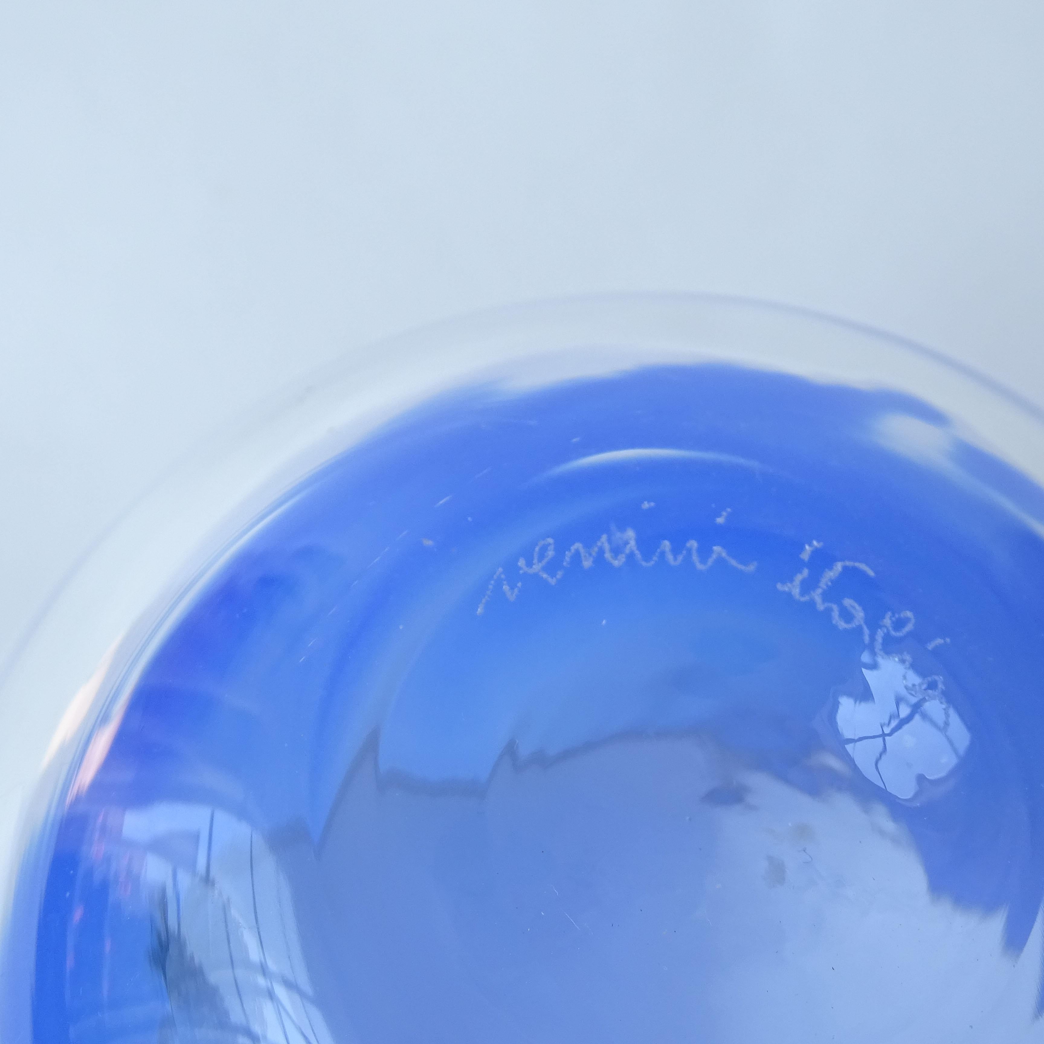 Jarrón de cristal de Murano Tapio Wirkkala para Venini. Italia Años 70 en Excelente estado para la venta en Milan, IT