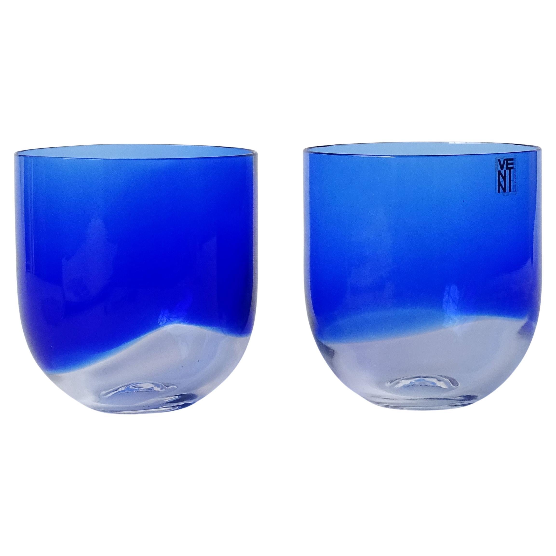 Tapio Wirkkala Murano Glass Vase for Venini. Italy 1970s