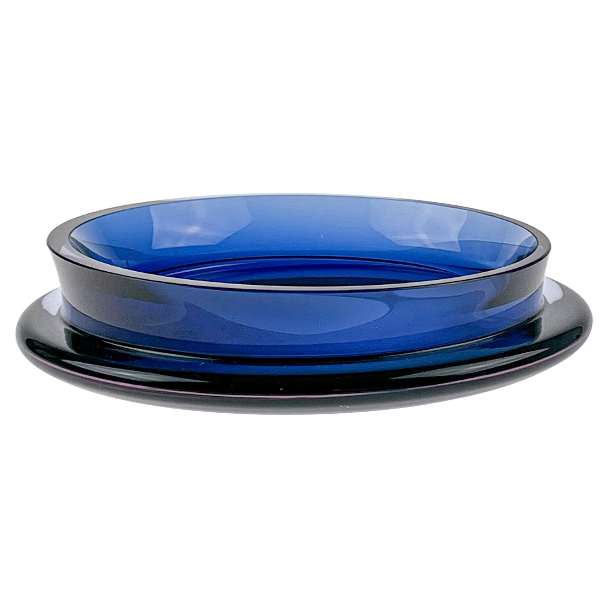 Tapio Wirkkala, Neosin Glass Art-Object / Dish, Model 3320, Iittala, circa 1967