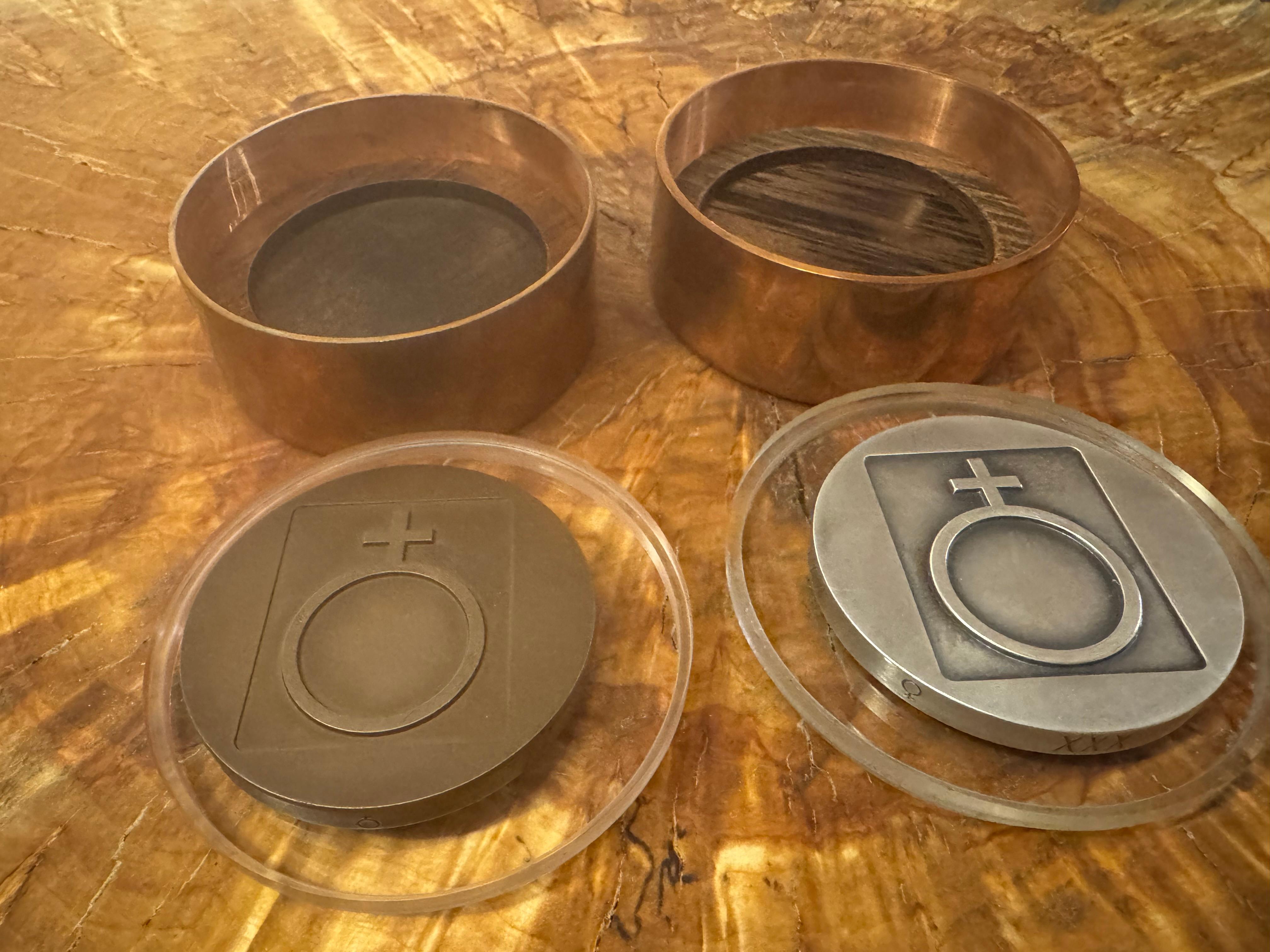Tapio Wirkkala - Medaglie Outokumpu, Argento e Bronzo in vendita 1