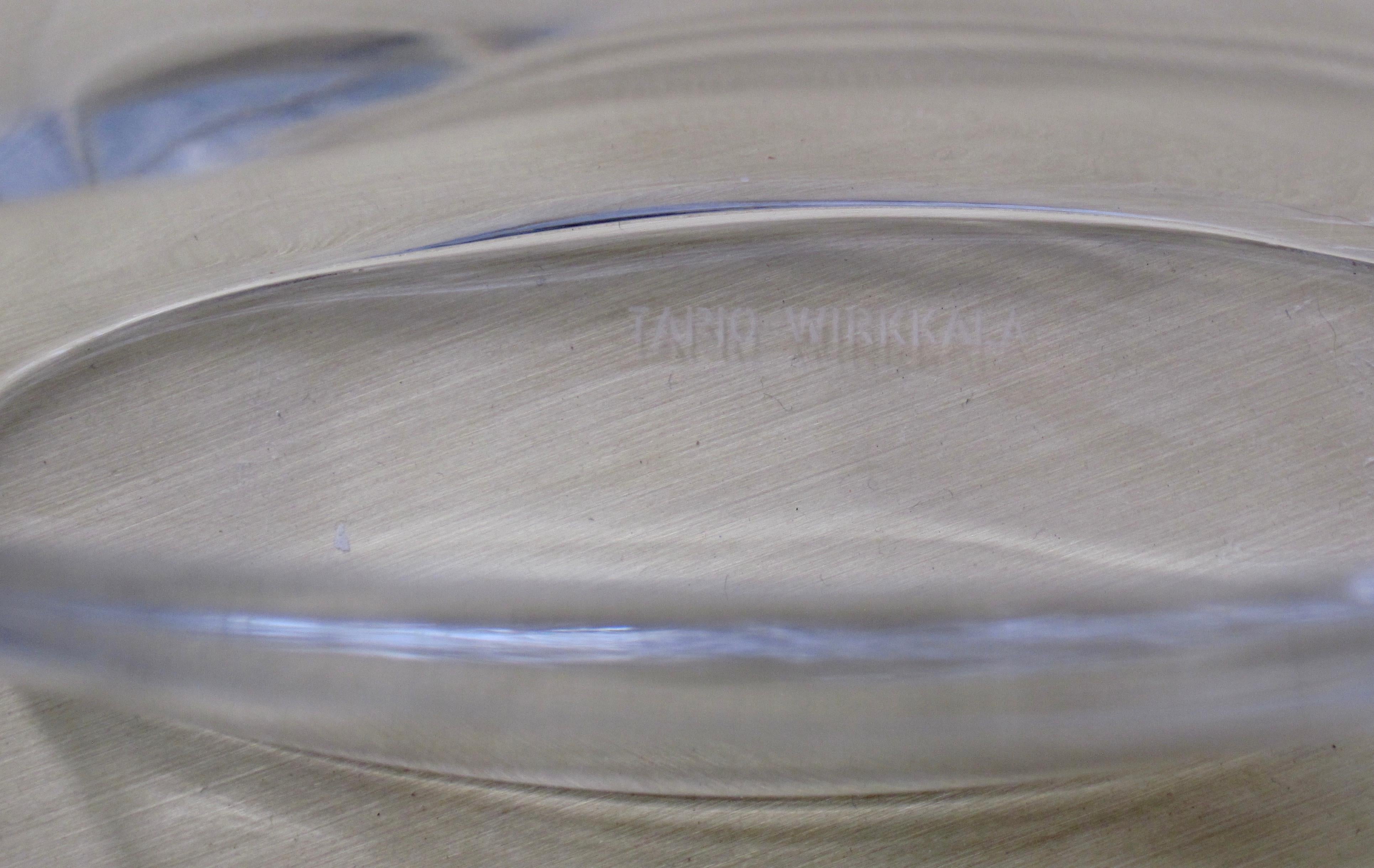 Vase en verre Tapio Wirkkala Ovalis en vente 3