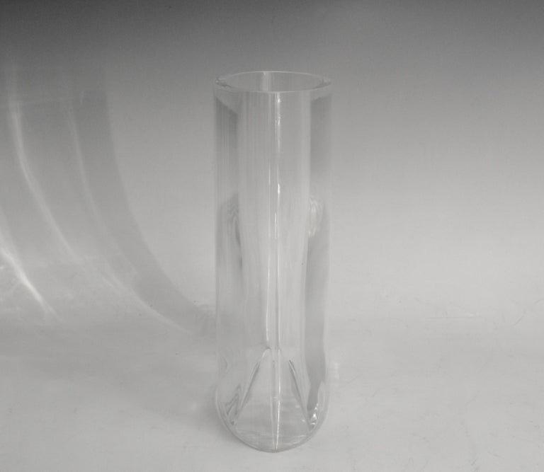 Tapio Wirkkala Ovalis Glass Vase For Sale 2