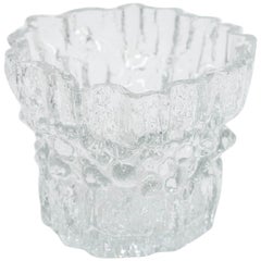 Vintage Tapio Wirkkala Pair of Inari Art Glass Vases, Iittala