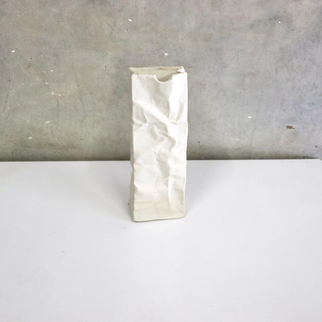 Mid-Century Modern Tapio Wirkkala Paper Bag Vase