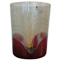 Tapio Wirkkala Pavoni Vase Designed for Venini, Murano in 1982