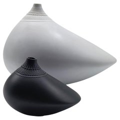 Tapio Wirkkala para Rosenthal Studio Line Jarrones de porcelana 'Pollo', 1970