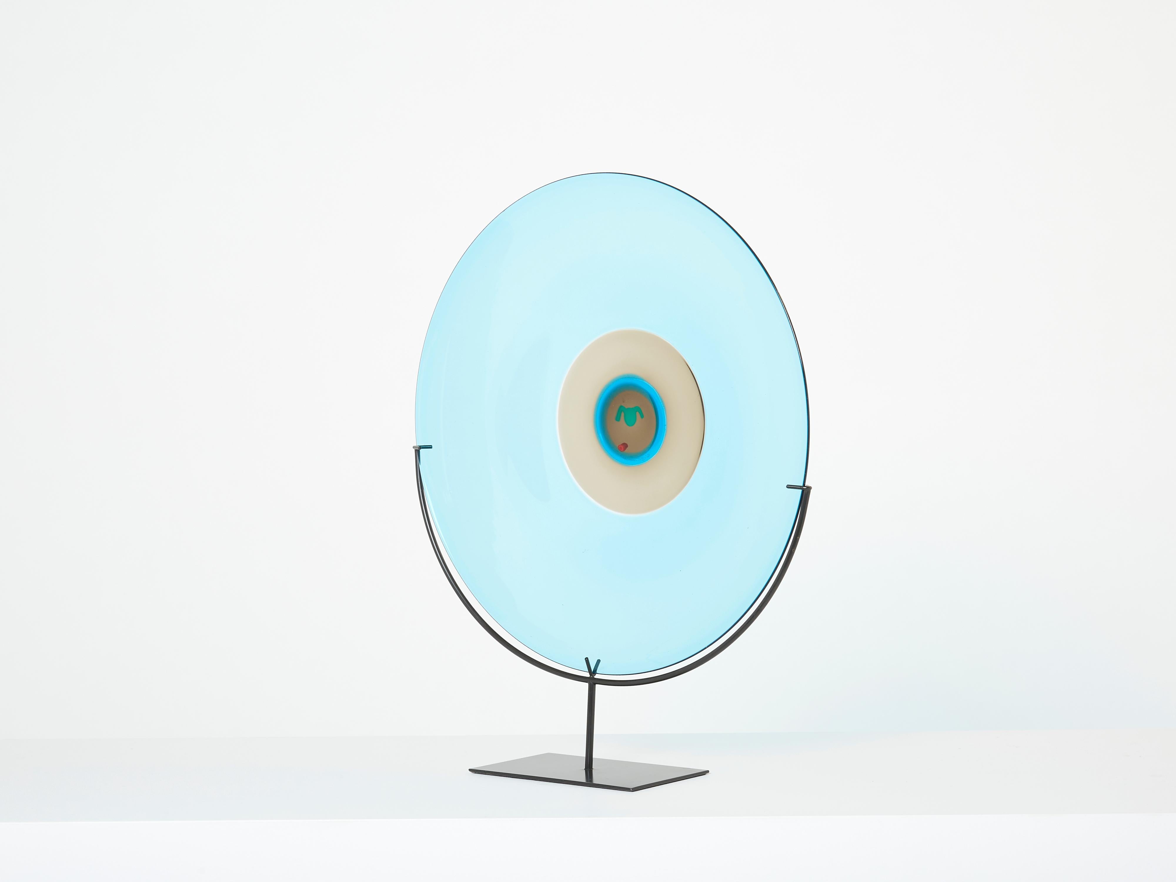 Tapio Wirkkala Escultura de Murano Polipo Venini Plate, 1990 Moderno de mediados de siglo en venta