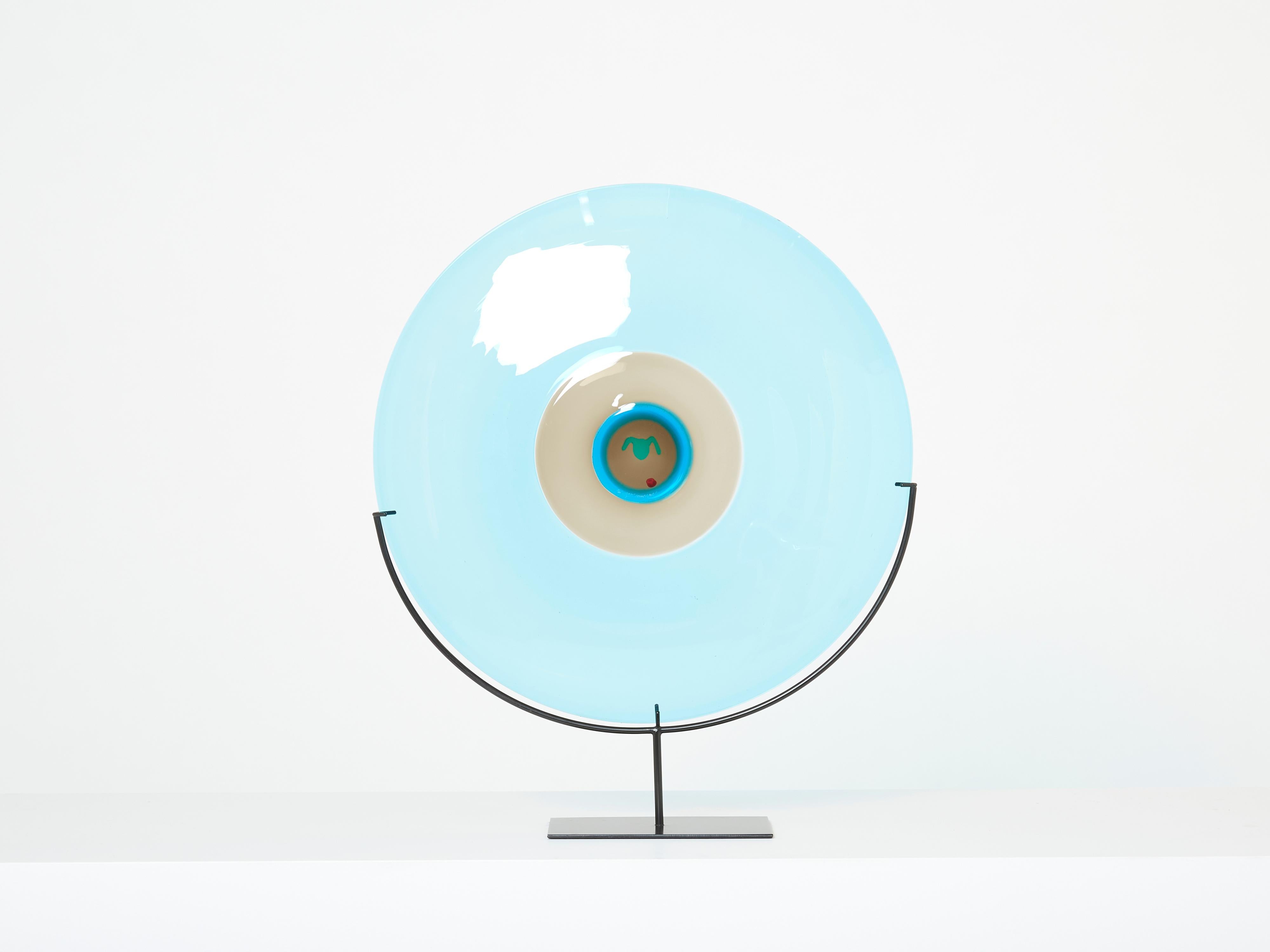 Tapio Wirkkala Escultura de Murano Polipo Venini Plate, 1990 finales del siglo XX en venta