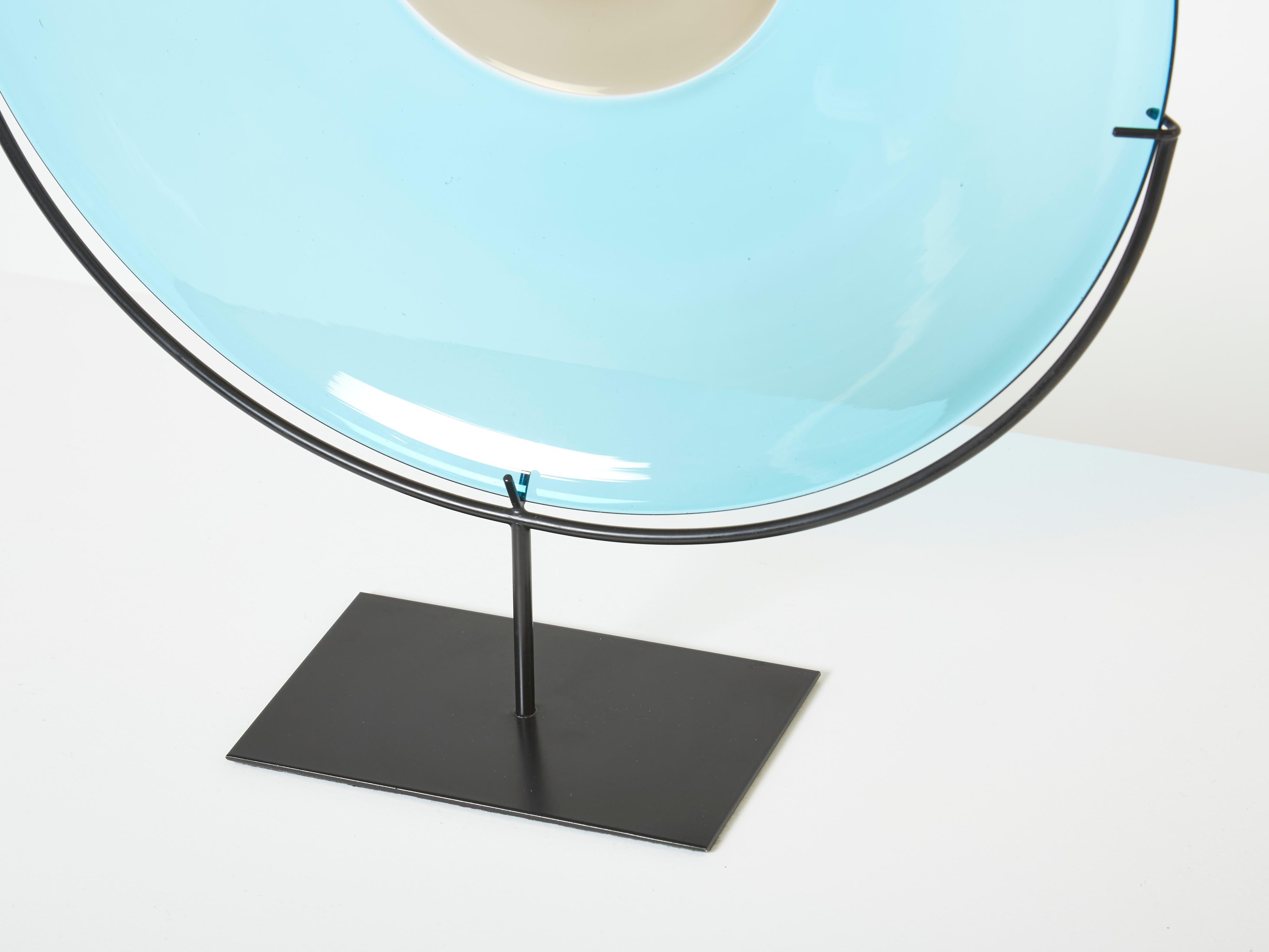 Tapio Wirkkala Escultura de Murano Polipo Venini Plate, 1990 en venta 1